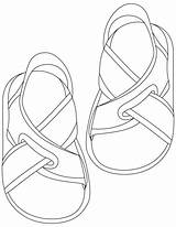 Sandals Coloring Pages Flip Flop Colouring Printable Flops Sandal Kids Clipart Sheets Color Summer Shoes Getcolorings Popular Library sketch template