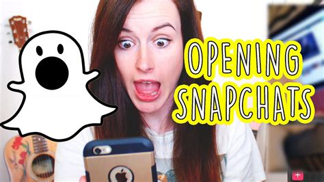 Opening Snapchats From Fans Youtube