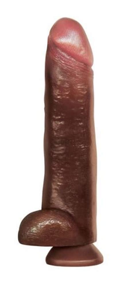 blackout 13 inches realistic cock dildo brown on literotica