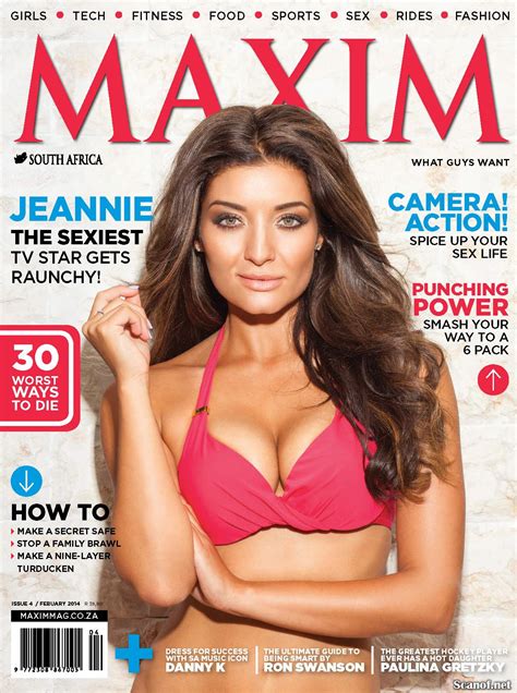 jeannie d for maxim magazine south africa your daily girl