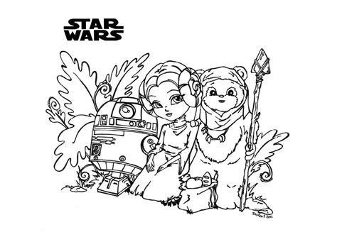 cute star wars baby characters coloring pages print color craft