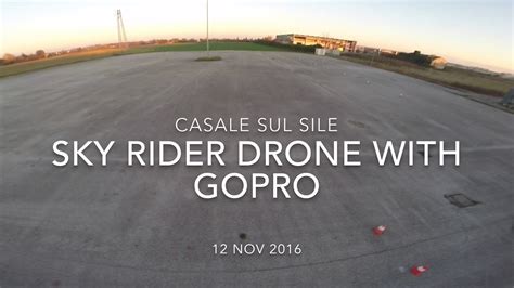 sky rider drone gopro test  youtube