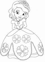 Princess Pretty Coloring Pages Getdrawings sketch template