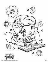 Coloring Strawberry Shortcake Pages Cartoon Characters Christmas Custard Cat Character Colouring Printable Kids Books Color Von Mandala Drawings Kitty Getcolorings sketch template