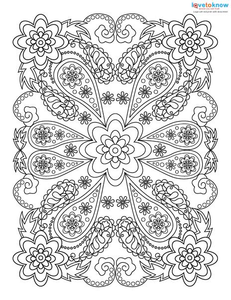 stress relief coloring pages canvas review
