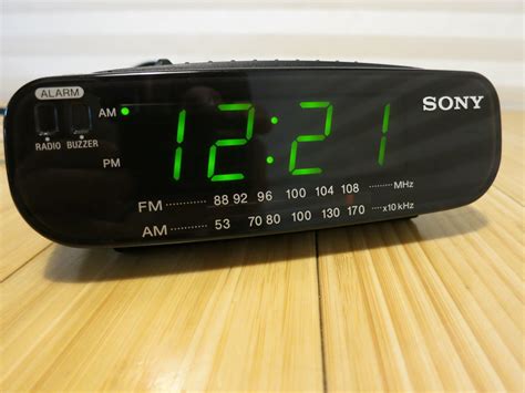 sony icf  dream machine fmam led alarm clock radio snooze battery