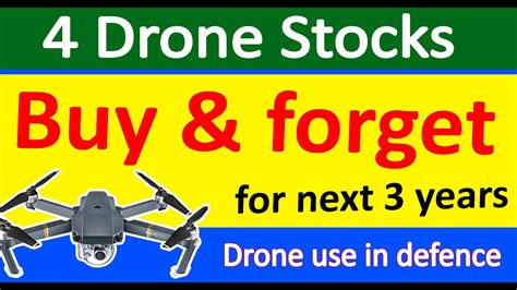 top  drone stocks buy forget    years multibagger stocks  drone sector future