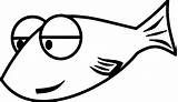 Fish Cartoon Coloring Sheet Wecoloringpage Pages sketch template