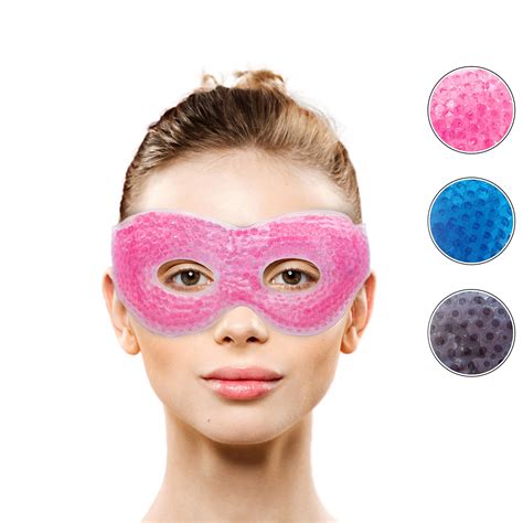 gel eye mask  eye holes hot cold compress pack eye therapy