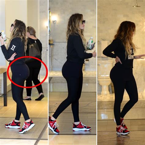 Is Khloe Kardashian S Butt Real Before And After Photos