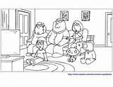 Family Guy Coloring Pages Printable Kids Adults Library Print Popular Pdf Army Coloringhome Families Comments sketch template