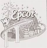 Epcot Disneyland Poochie sketch template