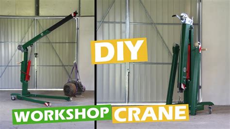 making workshop crane  winch diy crane youtube