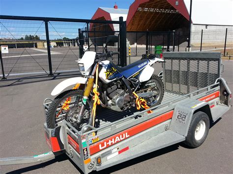 U Haul Truck And Motorcycle Trailer