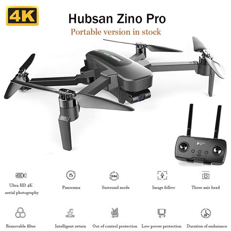 hubsan zino pro portable version   sale intelligent  drone long distance image