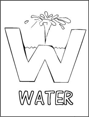 water coloring pages  preschool coloring book  coloring pages