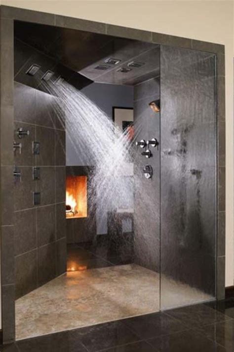 20 Bathroom Designs With Waterfall Shower