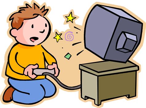 clipart kids playing games clipart