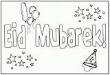 Coloring Eid Mubarak Colouring Sheets Kids Cards Ramadan Pages Children Card Sheet Visit sketch template