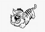 Cute Coloring Tiger Pages sketch template