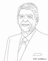 Reagan Presidents Hellokids Presidentes sketch template