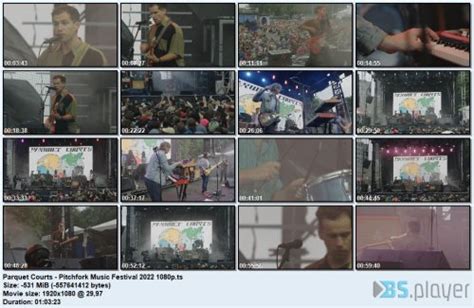 parquet courts pitchfork music festival 2022 hd 1080p videoklip