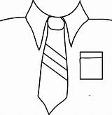 Tie Clipart Shirt Clip Pocket Cliparts Drawing Collar Svg Shirts Clipartmag Sign Big Find sketch template