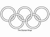 Coloring Pages Olympics Winter Flags Olympic Games Popular sketch template