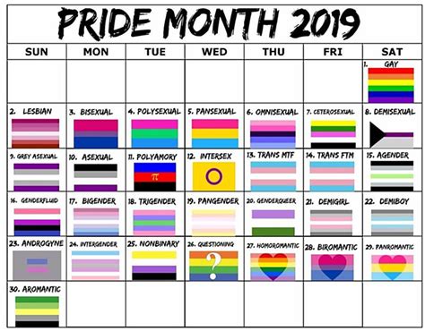 🖤시간을 잃는🤍 on twitter pride month calendar lgbtq quotes pride month art