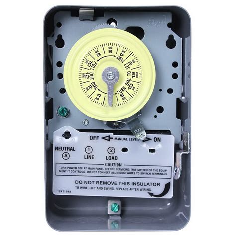 intermatic  heavy duty timer switch  hour gray spst  volt crescent electric supply