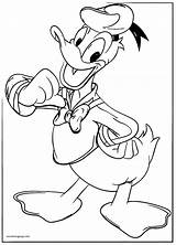 Coloring Wecoloringpage Duck Donald sketch template