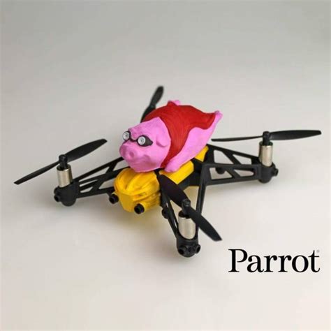 printable parrot minidrone flying pig  ricardo salomao