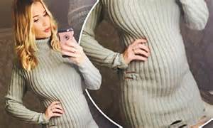 Pregnant Billie Faiers Flaunts Her Blossoming Figure In Skin Tight