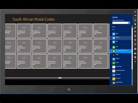 south african postal codes youtube