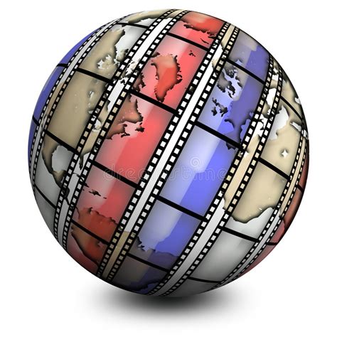 world film stock illustration illustration  earth film
