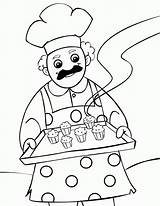Coloring Muffin Pages Man Cook Clipart Know Nursery Kids Gingerbread Printable Muffins Kool Aid Drawing Rhymes Men Jobs Musings Inkspired sketch template