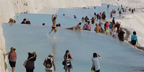 get wet wild and ridiculously gorgeous at pamukkale hot springs turkey huffpost