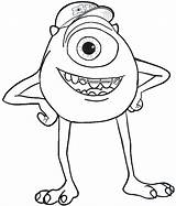 Monsters Mike Wazowski Inc Drawing University Monster Draw Drawings Disney Step Finished Coloring Easy Drawinghowtodraw Ink Pages Tutorial Simple Cartoon sketch template
