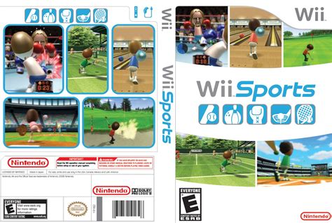 wii sports nintendo wii game covers wiisports dvd ntsc  dvd covers