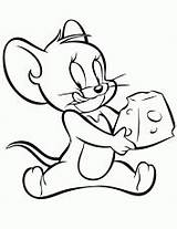 Tom Coloring Clipart Jerry Pages Mouse Cheese Cartoon Printable Clip Mice Cliparts Cute Hungry Book Library Animals Clipartbest Popular Excited sketch template