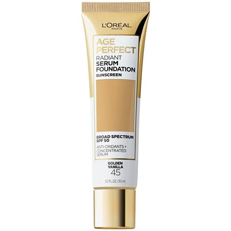 loreal paris age perfect radiant serum foundation  spf  golden vanilla  fl oz