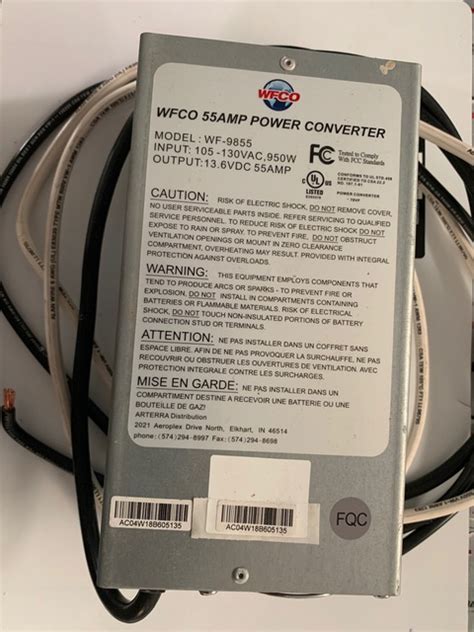 wfco  amp power converter gdrvlife  connection   grand design rv family
