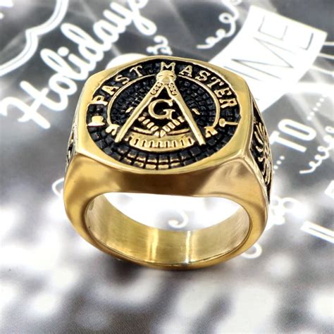 buy vintage  master masonic signet rings gold