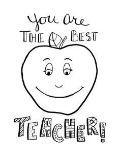 teacher coloring pages