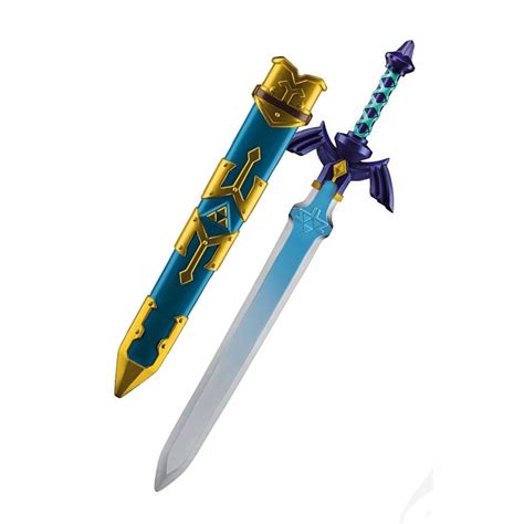 legend  zelda sword scabbard links master sword replica cm