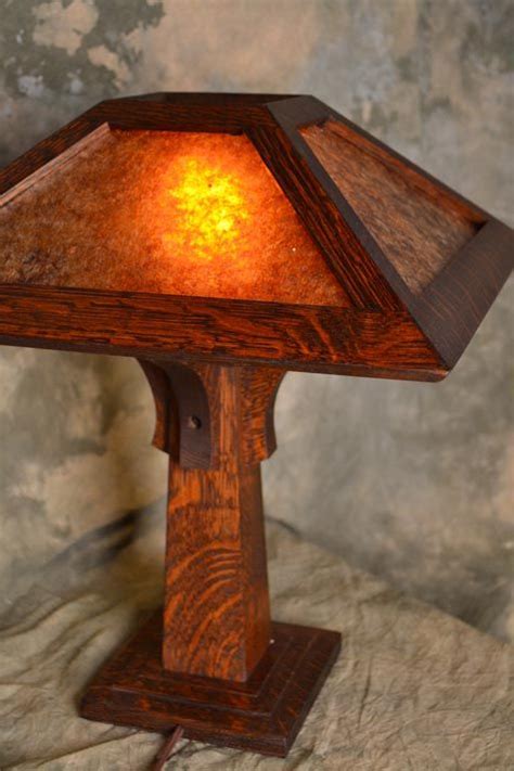 wooden mission lamp plans woodworking projects plans