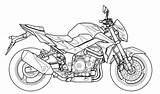 Drawing Bike Street Suzuki Gsx Getdrawings sketch template
