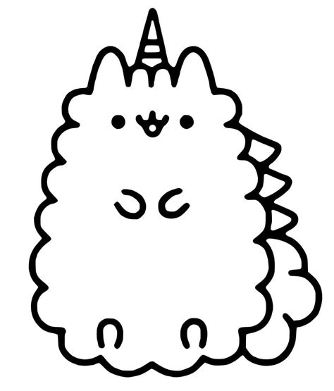 pusheen dog coloring pages coloring pages