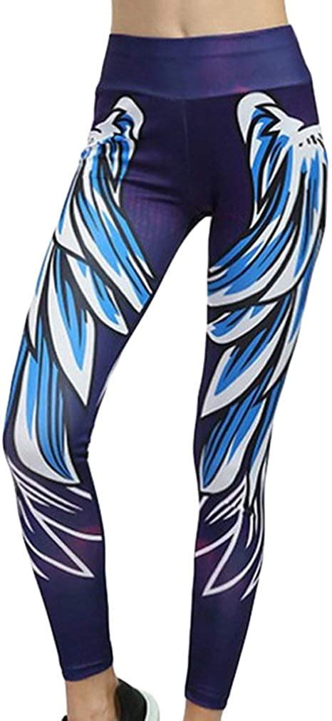 womens slim fit fitness yoga pants sport dancing classic yoga leggings printed skinny stretch
