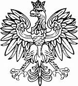 Polen Wappen Eagle Adler Spenden sketch template